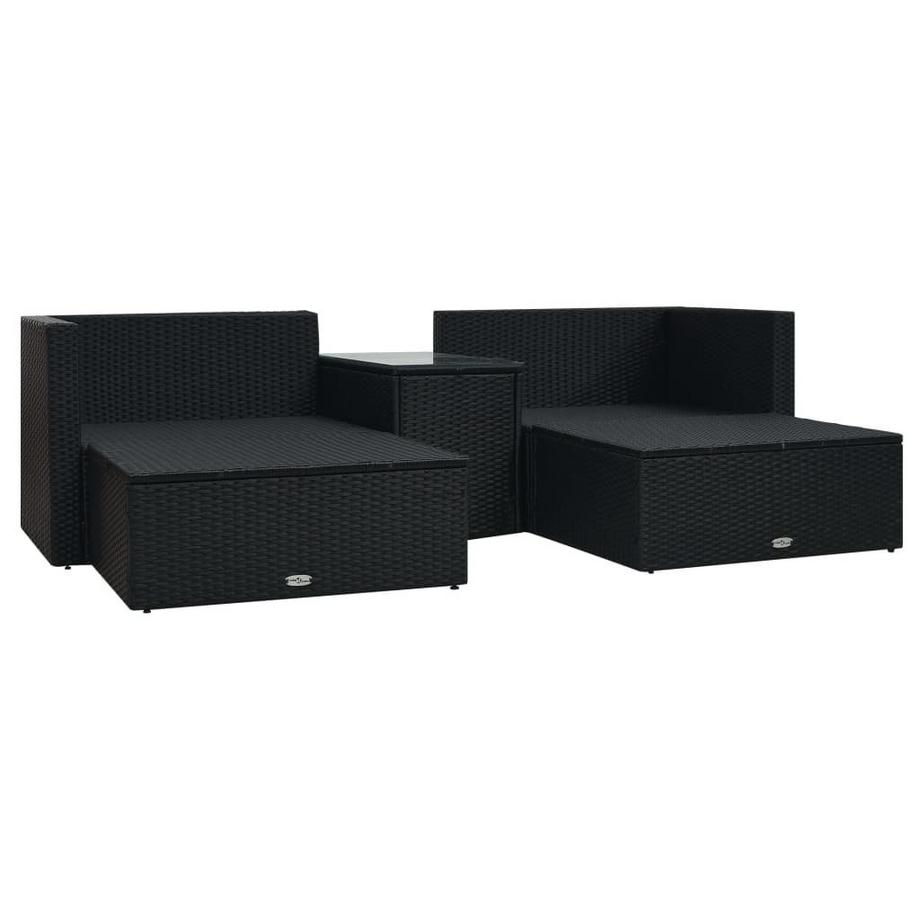 VidaXL Garten-lounge-set poly-rattan  