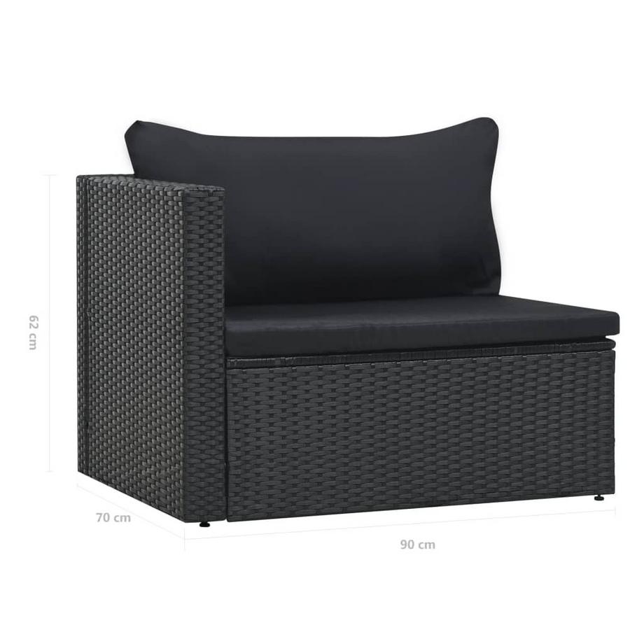 VidaXL Garten-lounge-set poly-rattan  
