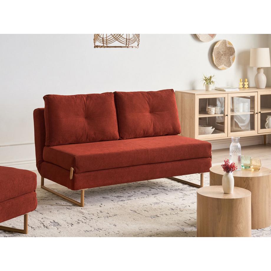 Beliani 3 Sitzer Sofa aus Stoff  JERSLEV  