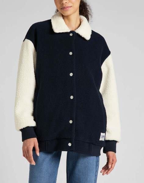 Image of Leichte Jacke Elongated Varsity Jacket Damen Marine S