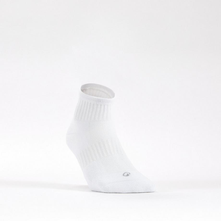 DECATHLON Sportsocken halbhoch Baumwolle 3er-Pack  