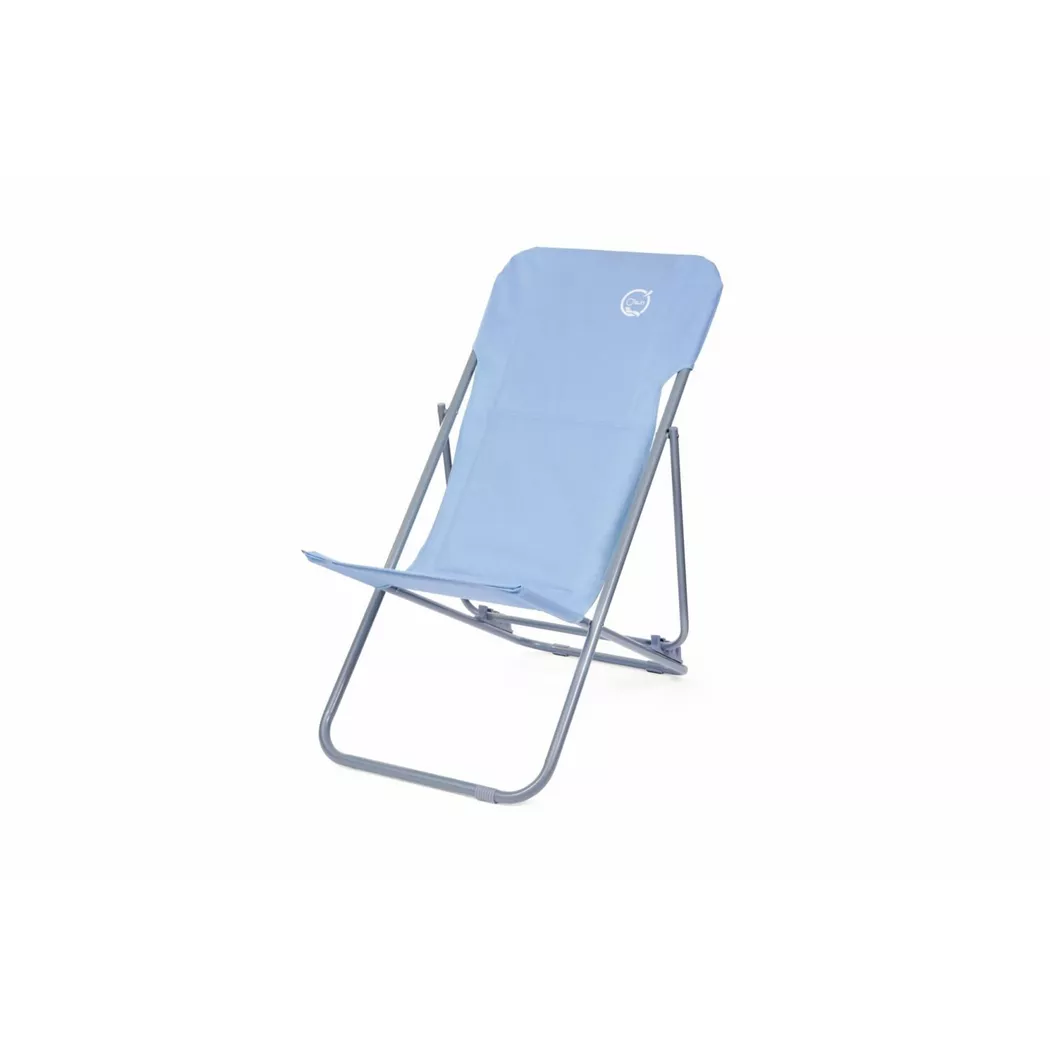 O'Sun - Klappbarer Liegestuhl - 4 Positionen, 96 x 96 cm, Mittelblau