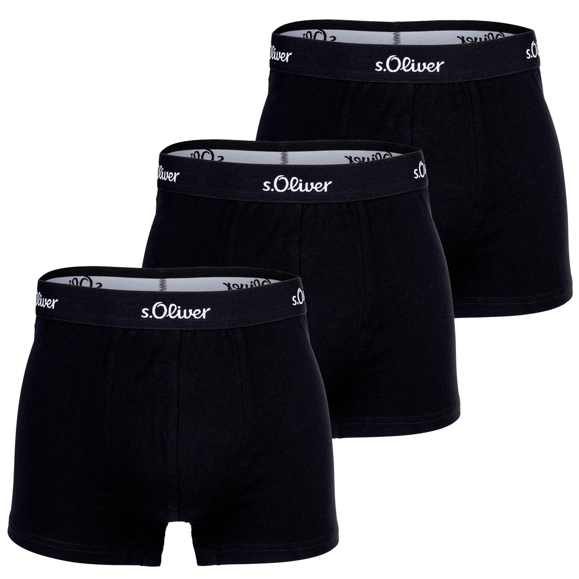 Image of Boxershort 3er Pack Stretch Herren Schwarz XL