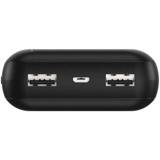 ANSMANN  PB212 Power bank 20000 mAh Smart IC LiPo Micro USB, USB-C®, USB Nero Indicazione di stato 