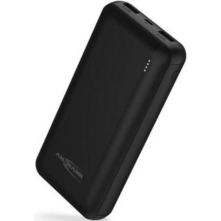 ANSMANN  PB212 Power bank 20000 mAh Smart IC LiPo Micro USB, USB-C®, USB Nero Indicazione di stato 