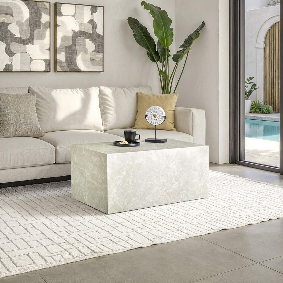 Tectake Table basse LASLEY design minimaliste  