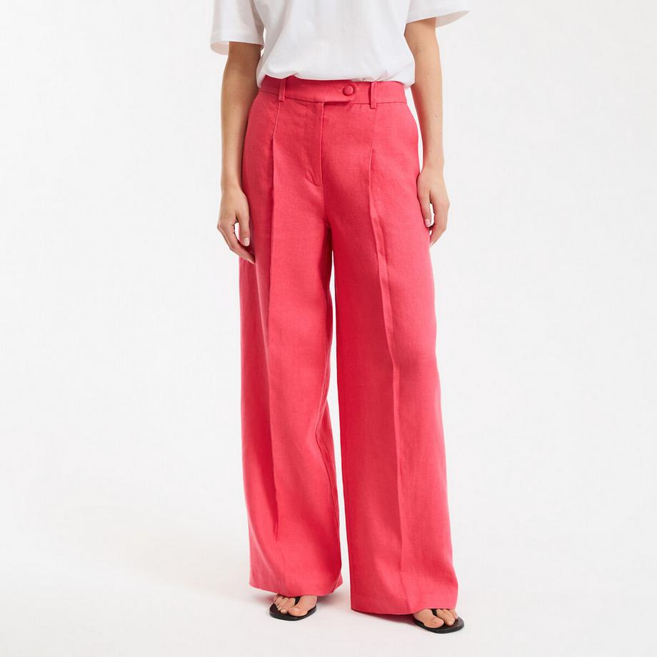Pantalon large à pinces