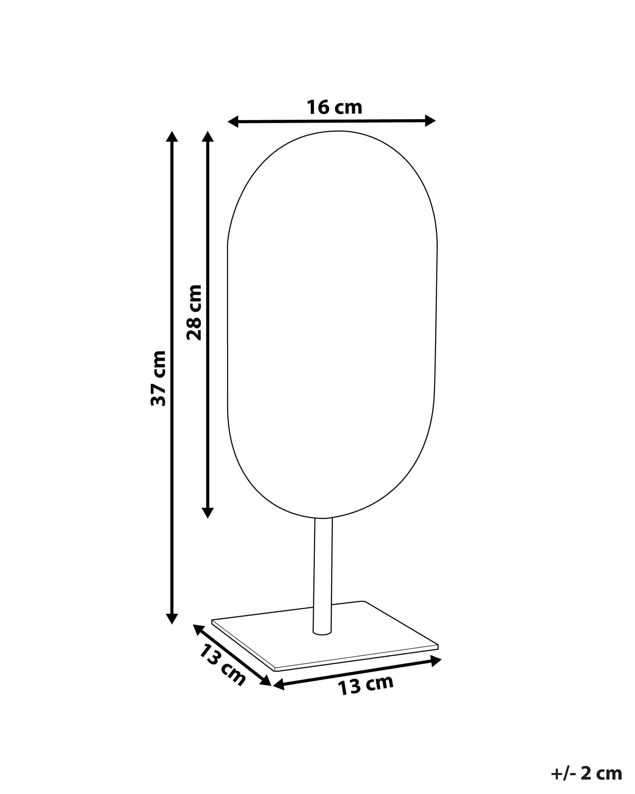 Beliani  Miroir de table en Métal Moderne CANTAL 