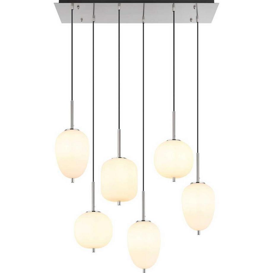 mutoni light Hängeleuchte Blacky I 6xE14  