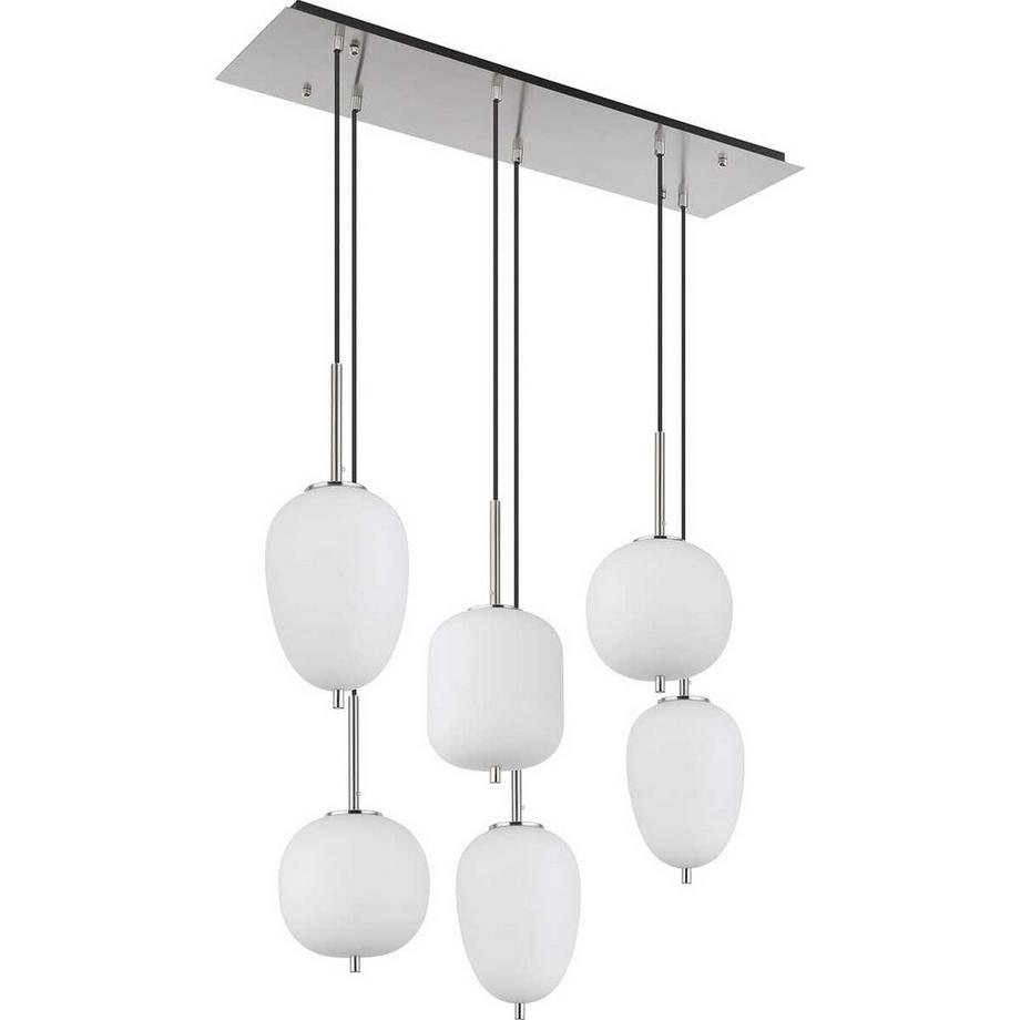 mutoni light Hängeleuchte Blacky I 6xE14  