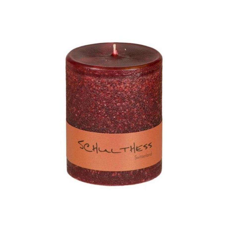 Kerze Ø 7 cm Dunkelrot