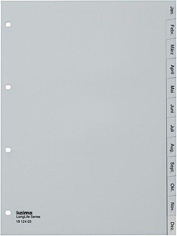 Kolma  KOLMA Register PVC A4 19.124.03 Jan.-Dez. 