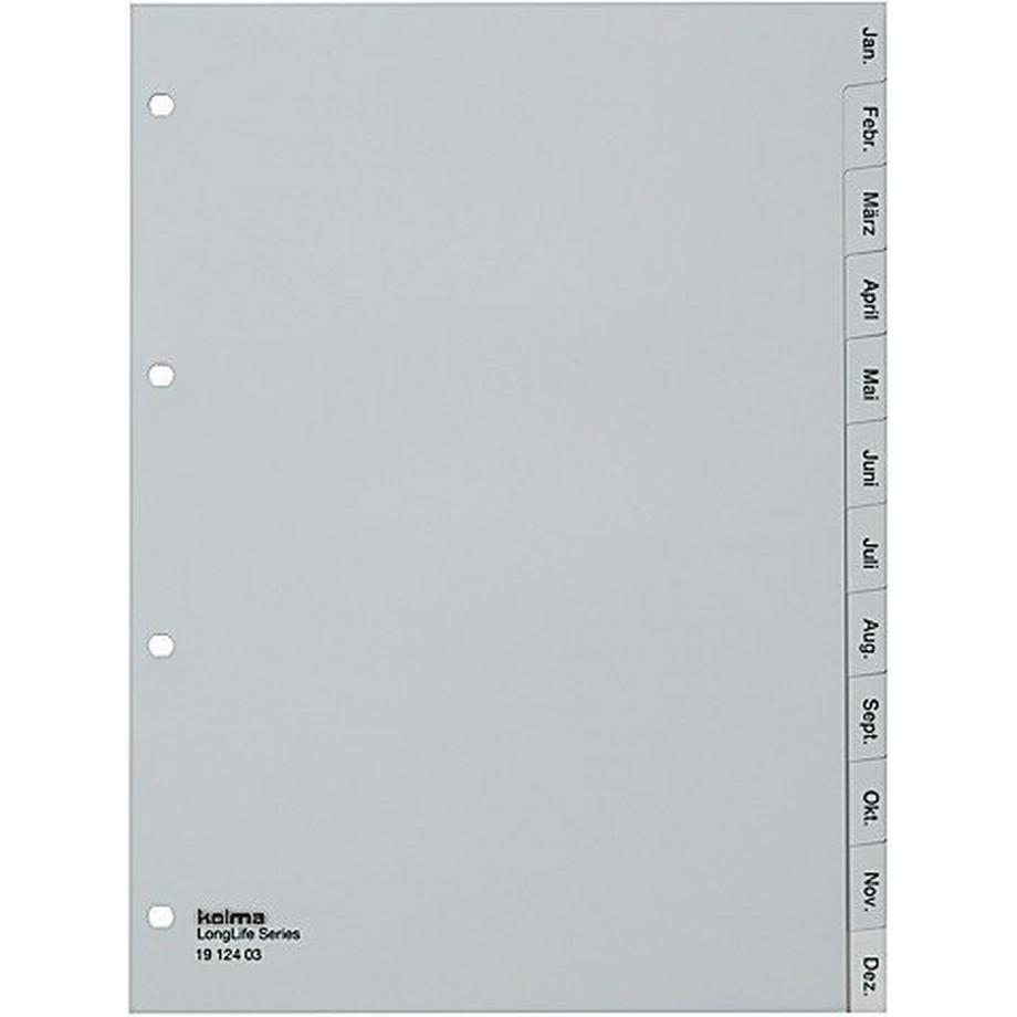 Kolma  KOLMA Register PVC A4 19.124.03 Jan.-Dez. 