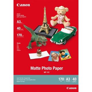 Canon  CANON Matte Photo Papier A3 MP101A3 InkJet, 170g 40 Blatt 