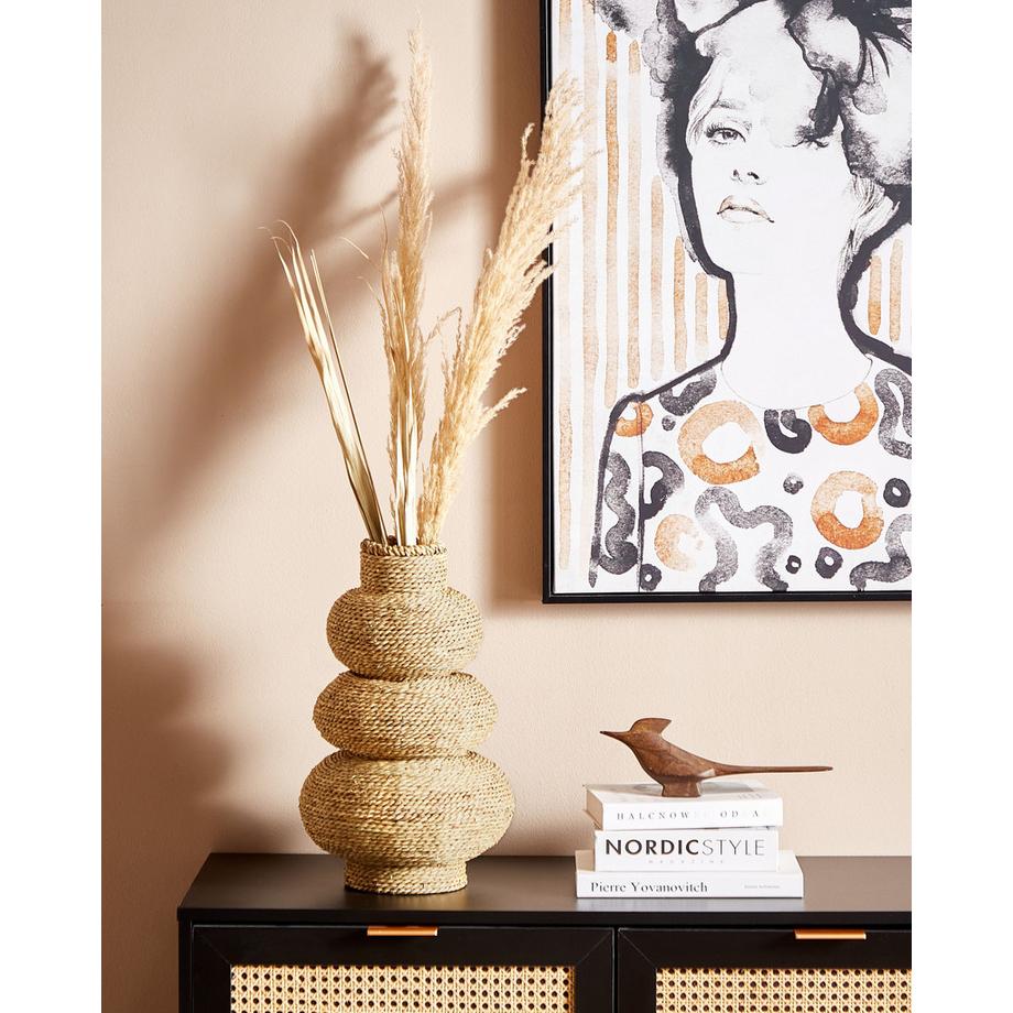 Beliani Vase décoratif en Herbier marin Boho MARANG  