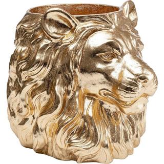 KARE Design Jardinière décorative Lion Gold  