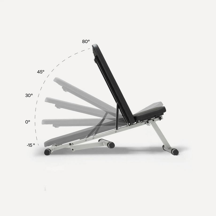 DOMYOS  Banc de musculation pliable et inclinable Bench 500 