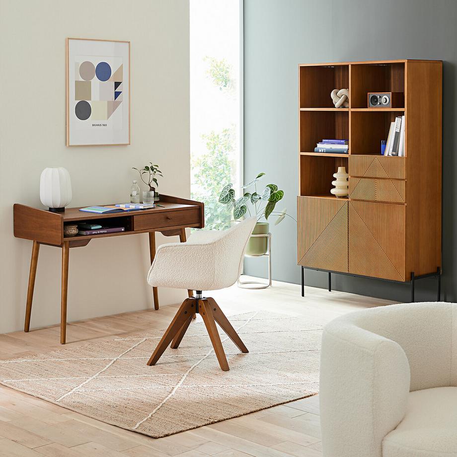 La Redoute Intérieurs Schreibtisch RONDA im Vintage-Stil  