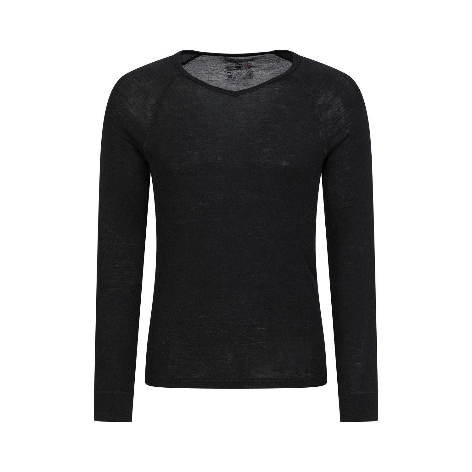Image of Base Layer Oberteil Vausschnitt Unisex Schwarz S