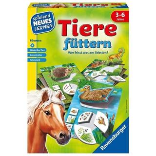 Ravensburger  Ravensburger 25034 - Tiere füttern - Spielen und Lernen, Lernspiel für Kinder ab 3-6 Jahren, Spielend Neues Lernen für 1-4 Spieler 