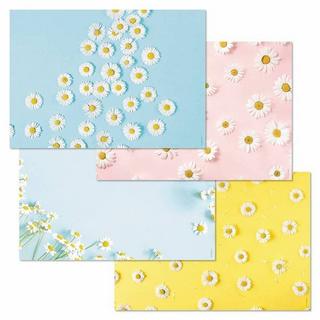 trendform Sets de table en papier DAISY 4 x 12 feuilles  