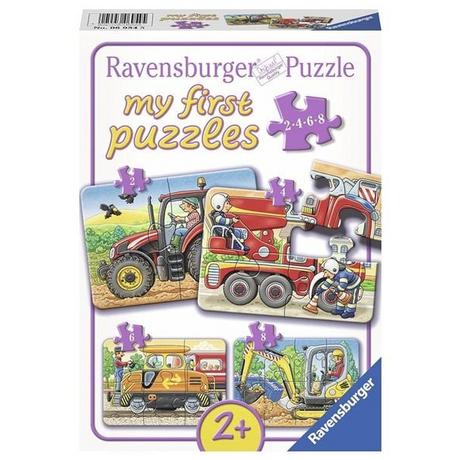 Ravensburger  Puzzle Ravensburger Bei der Arbeit 2-8 Teile 