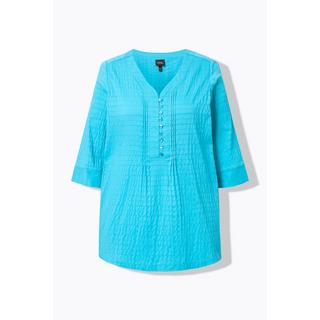 Ulla Popken Tunica Bubble Pieghe Maniche 3/4  