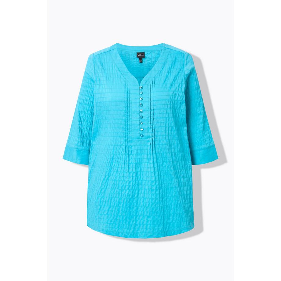 Ulla Popken Bubble Tunika Biesen 3/4 Arm  