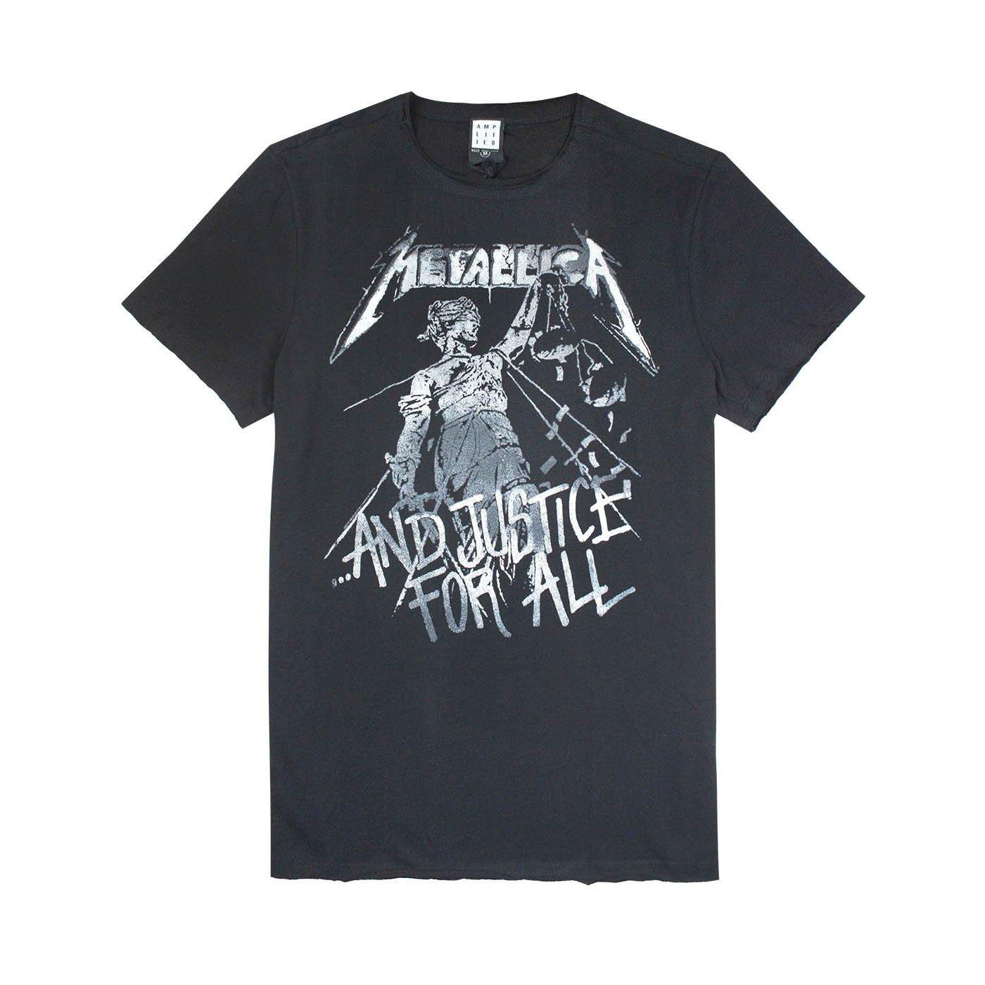 Image of Justice For All Tshirt Herren Schwarz XL