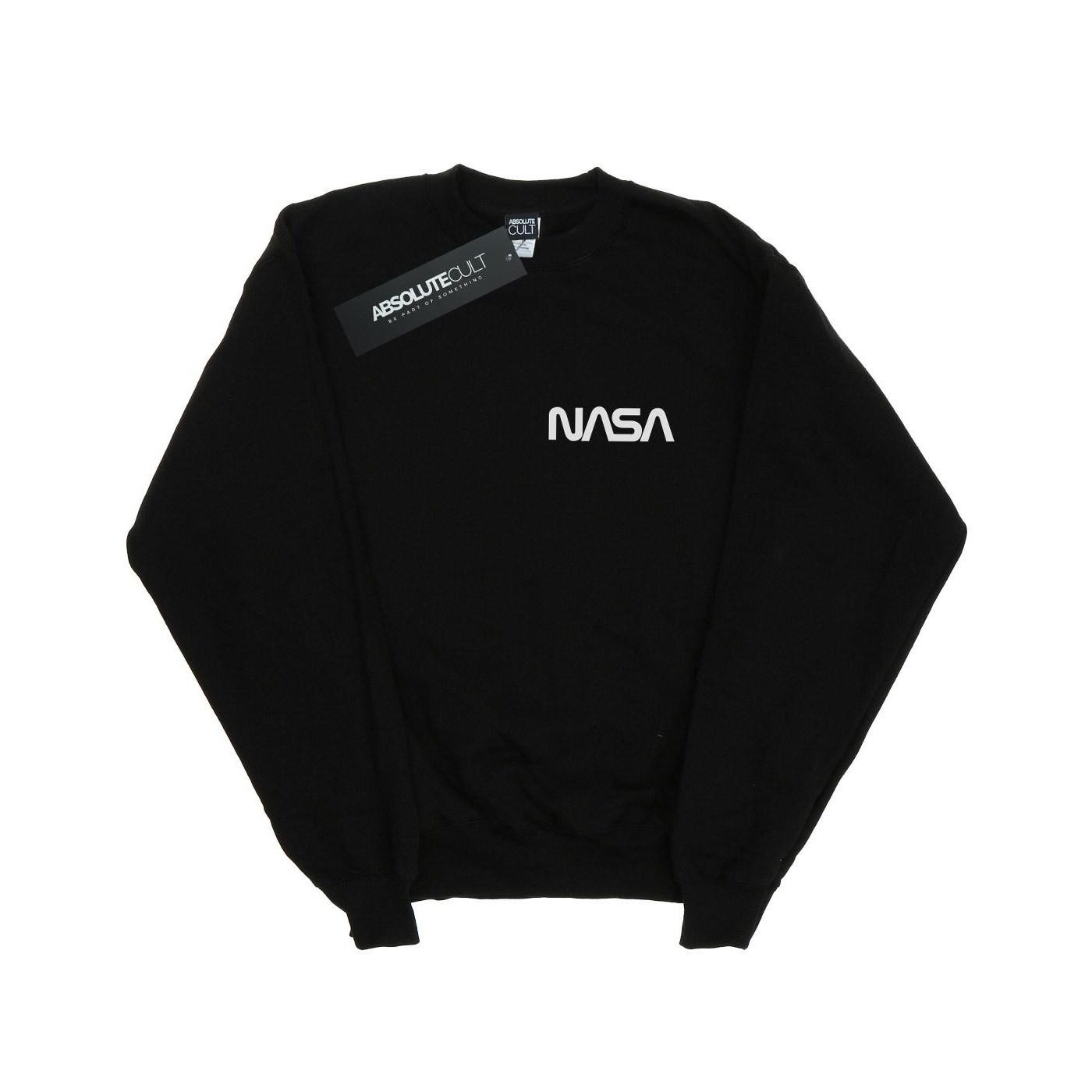 Image of Modern Logo Chest Sweatshirt Mädchen Schwarz 128