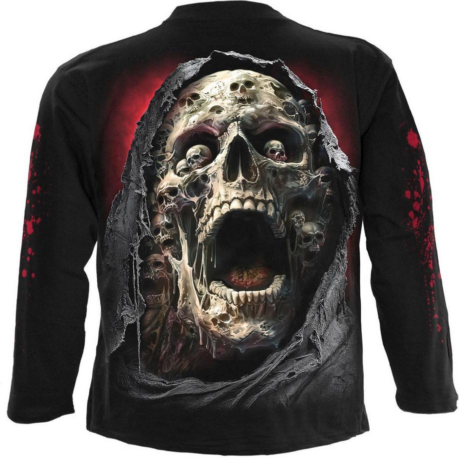 Spiral T-Shirt Maniche Lunghe Screaming Death  