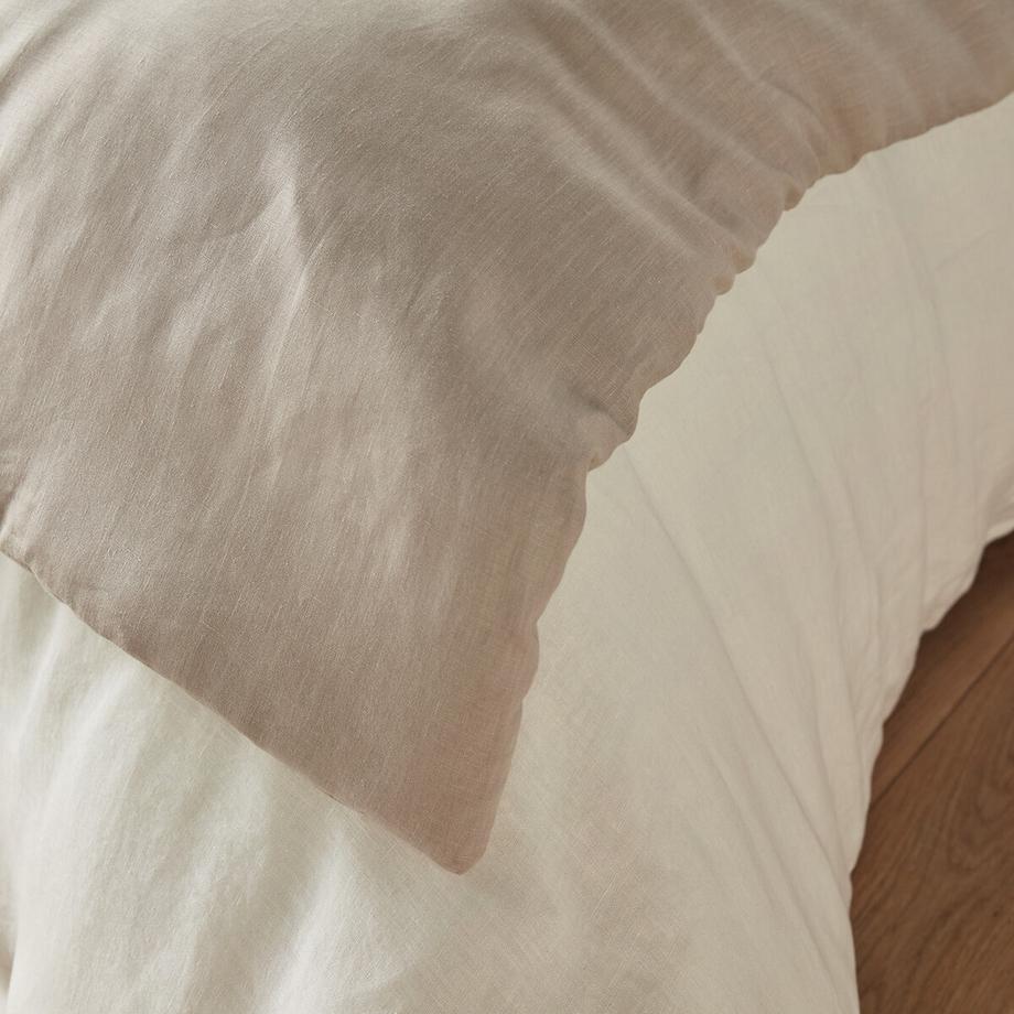 La Redoute Intérieurs  Edredon matelassé lin lavé uni 