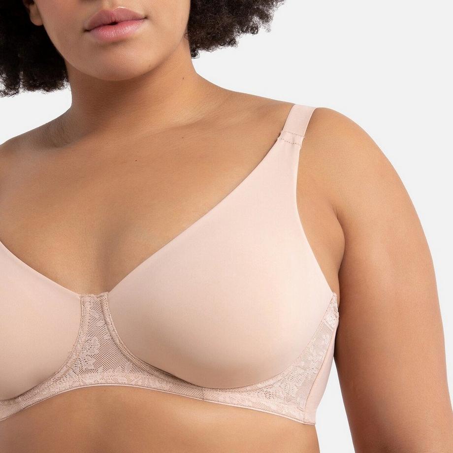 La Redoute Collections Soutien-gorge Minimiseur Microfibre et Dentelle  