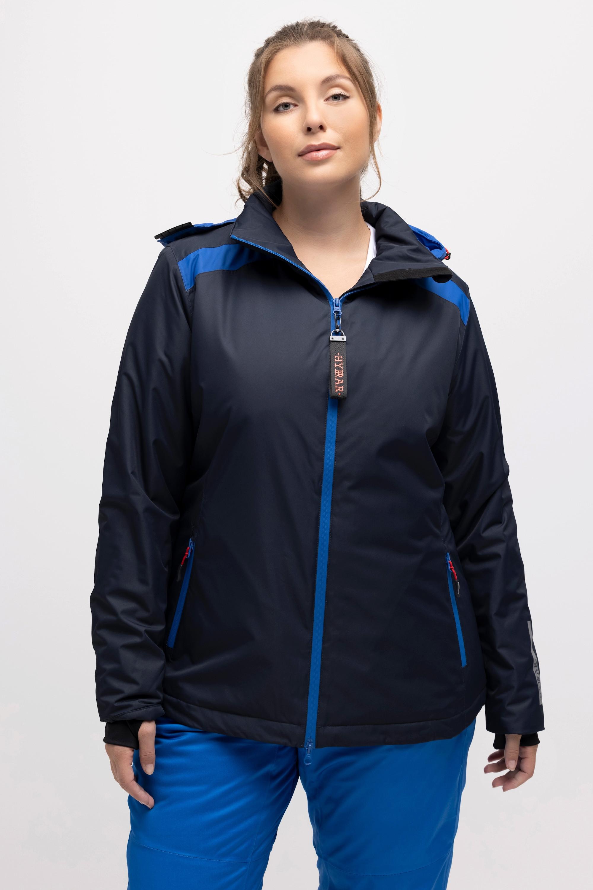 Ulla Popken  HYPRAR Performance-Jacke, wasserdicht, 2-Wege-Zipper 