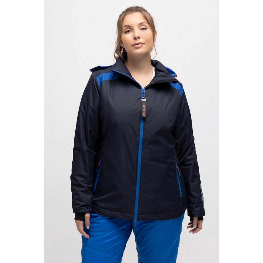 Ulla Popken HYPRAR Performance-Jacke Wasserdicht 2-Wege-Zipper  