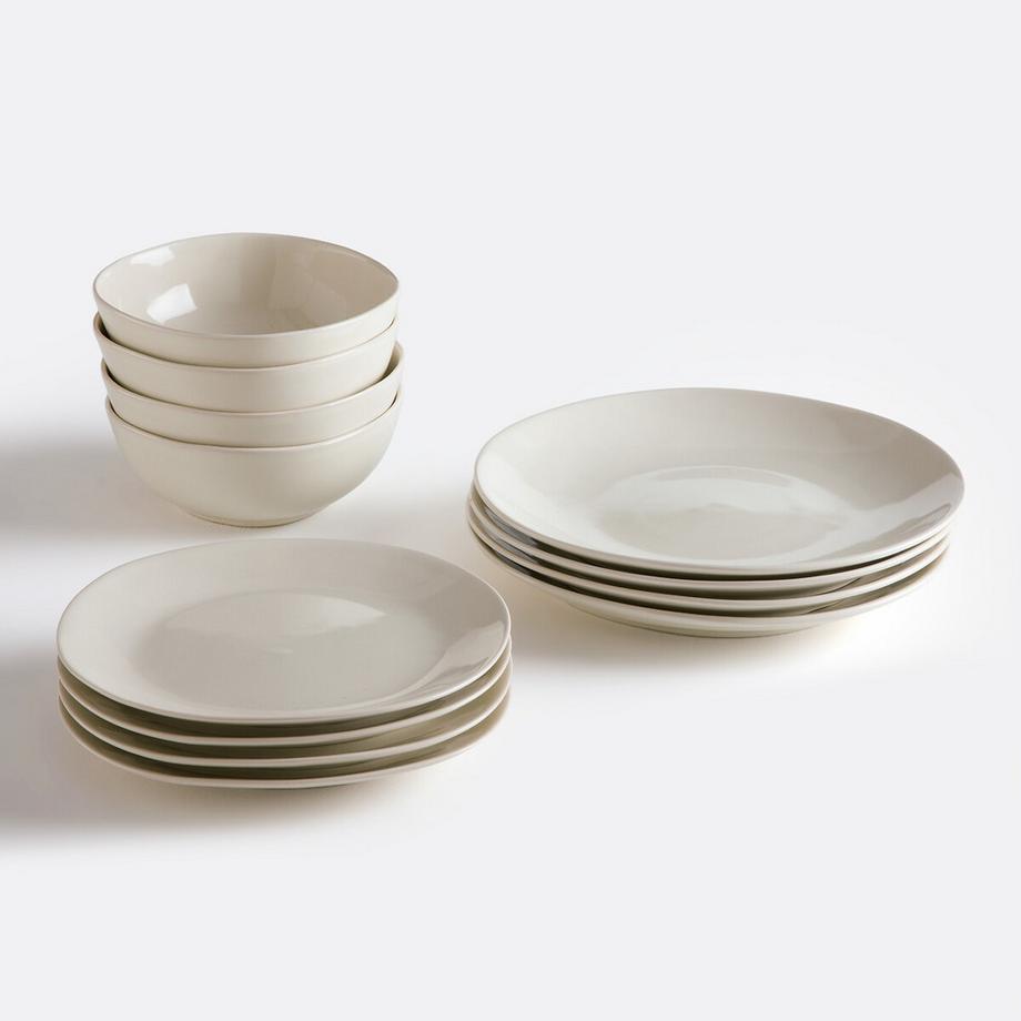 Service de table 12 pièces en céramique