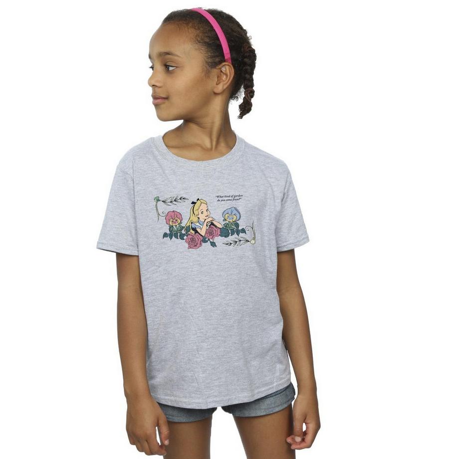 Disney  Tshirt ALICE IN WONDERLAND WHAT KIND OF GARDEN 
