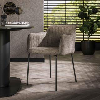 mutoni Fauteuil Point Droit taupe  