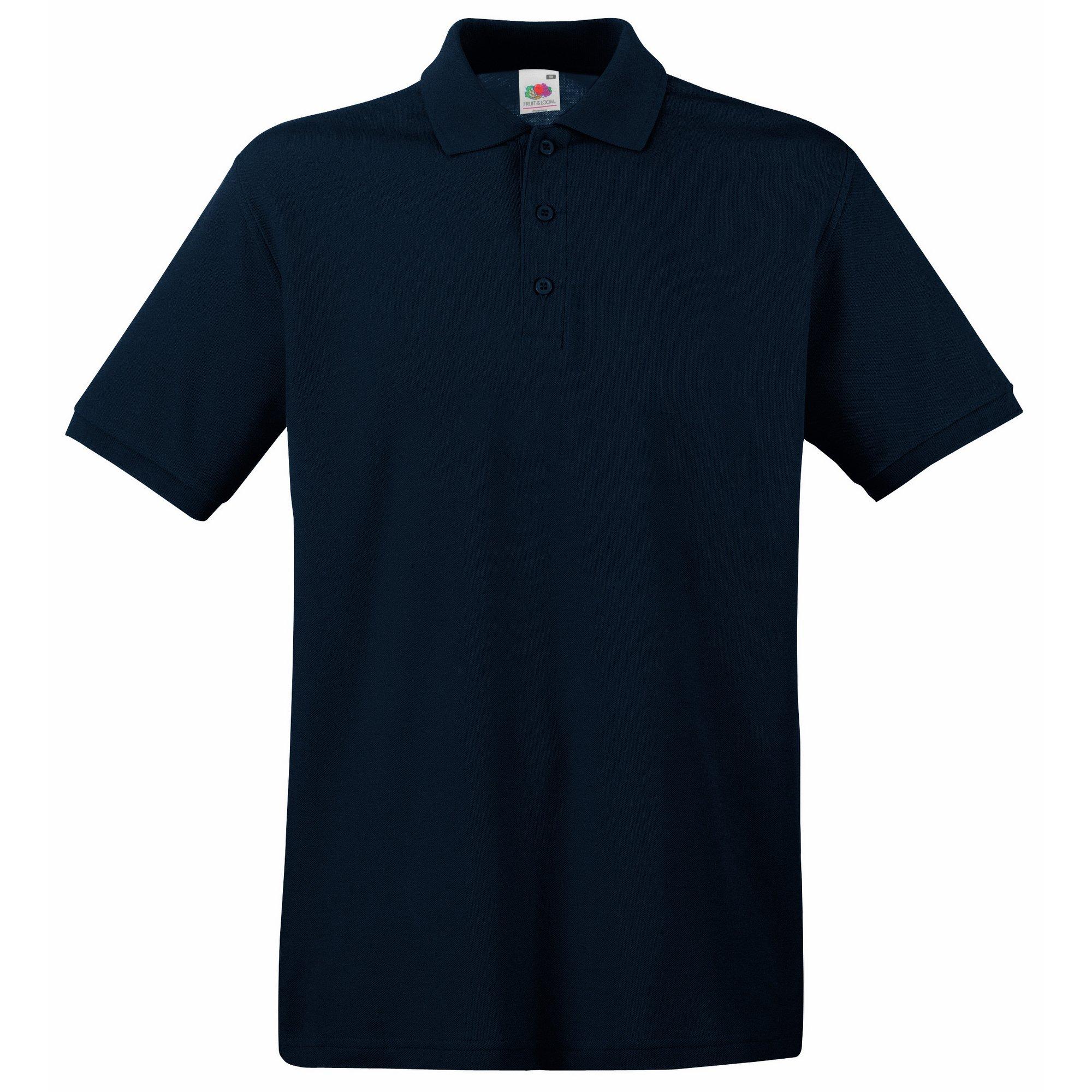 Image of Premium Poloshirt, Kurzarm Herren Marine L