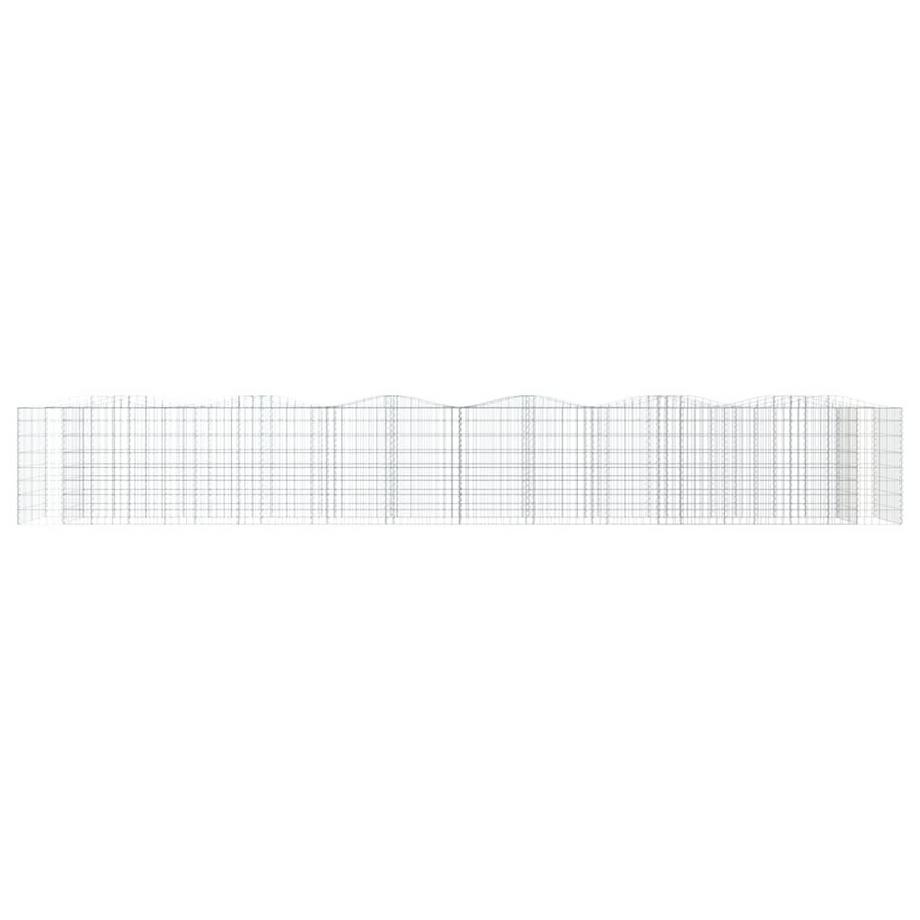 VidaXL Lit surélevé en gabion fer  