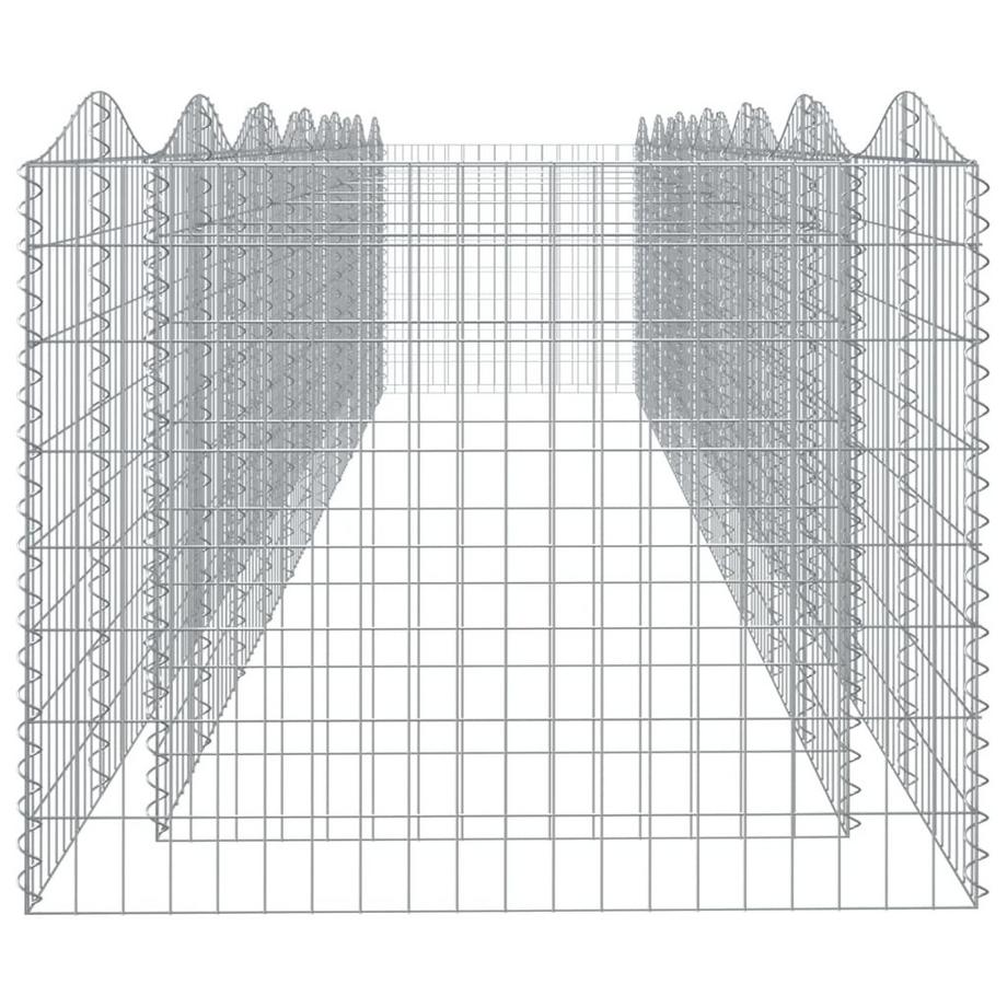 VidaXL Lit surélevé en gabion fer  