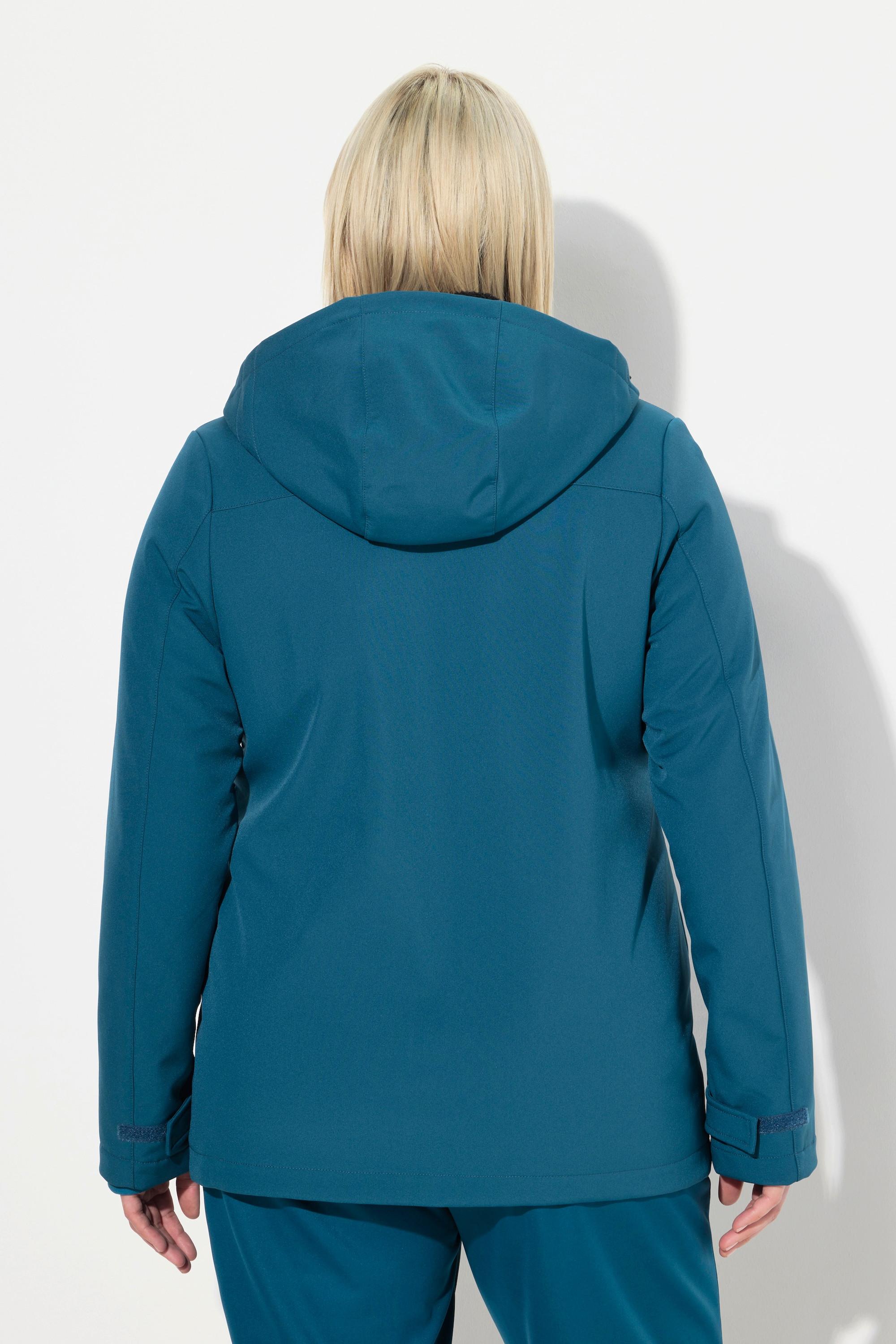 Ulla Popken  Veste Softshell HYPRAR déperlante, matière stretch et imprimé réfléchissant 