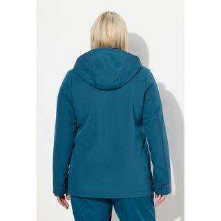 Ulla Popken  Veste Softshell HYPRAR déperlante, matière stretch et imprimé réfléchissant 