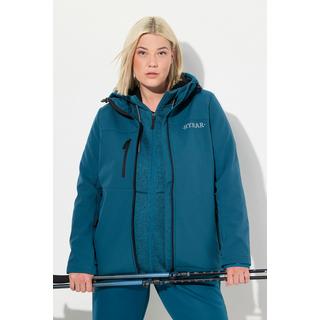 Ulla Popken  Veste Softshell HYPRAR déperlante, matière stretch et imprimé réfléchissant 