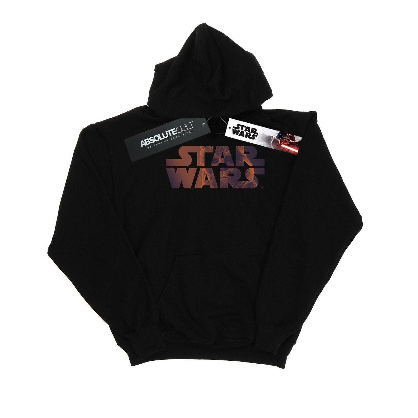 Image of Chewbacca Logo Kapuzenpullover Jungen Schwarz 152-158