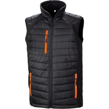 gilet softshell rembourré black compass