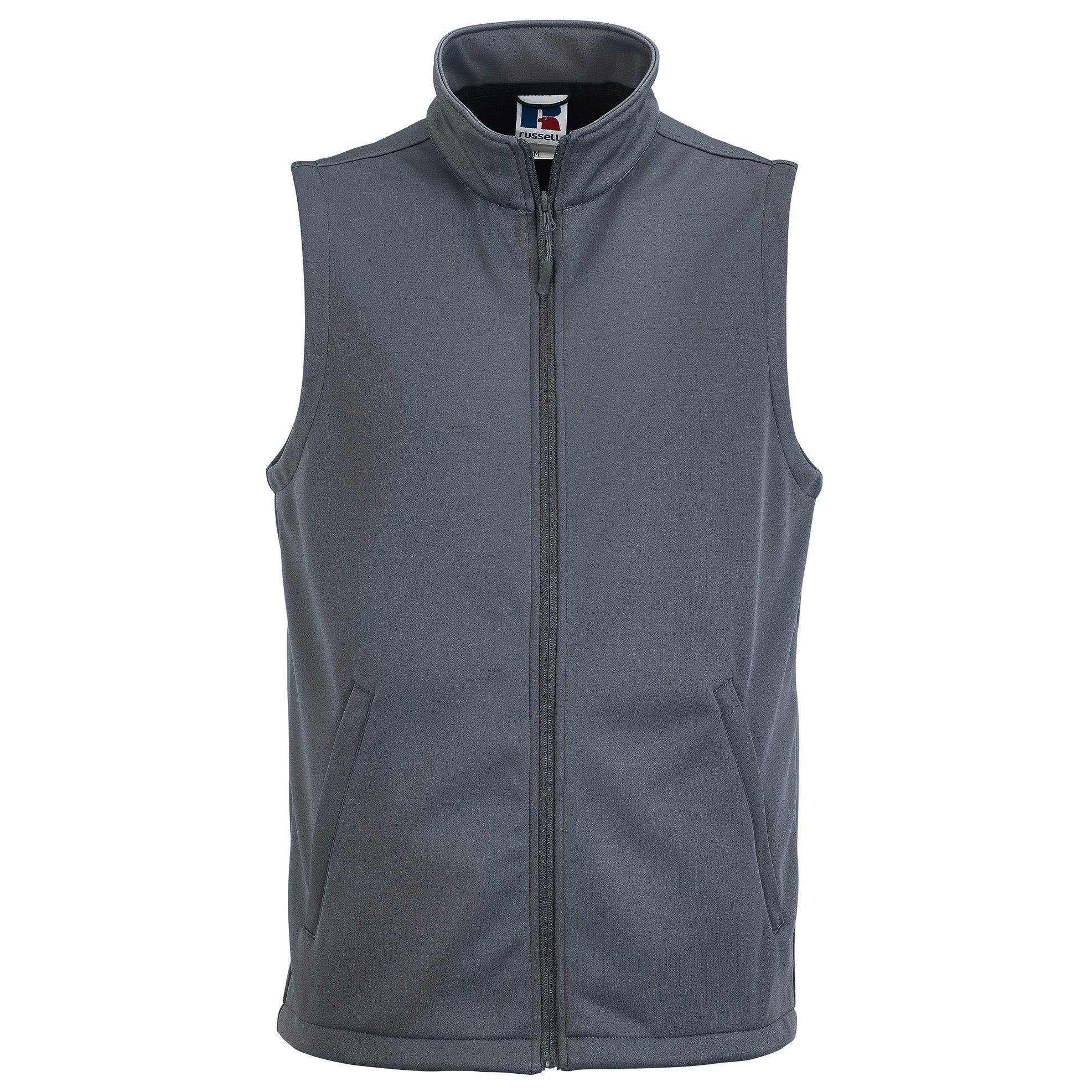 Image of Smart Softshellweste Herren Grau 3XL