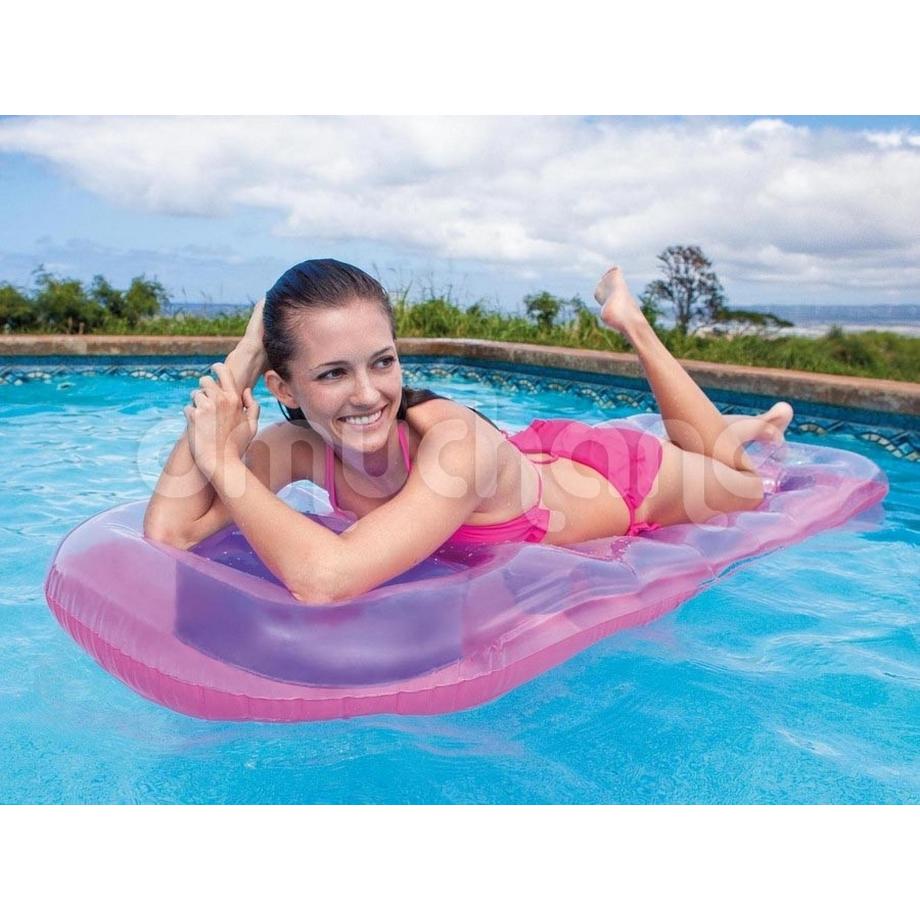 B2X  Materassino da spiaggia con finestra 188 x 71 cm INTEX 59895 turchese 