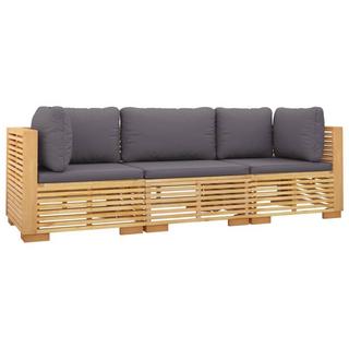 VidaXL set divani da giardino Teak riciclato  