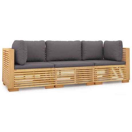 VidaXL set divani da giardino Teak riciclato  